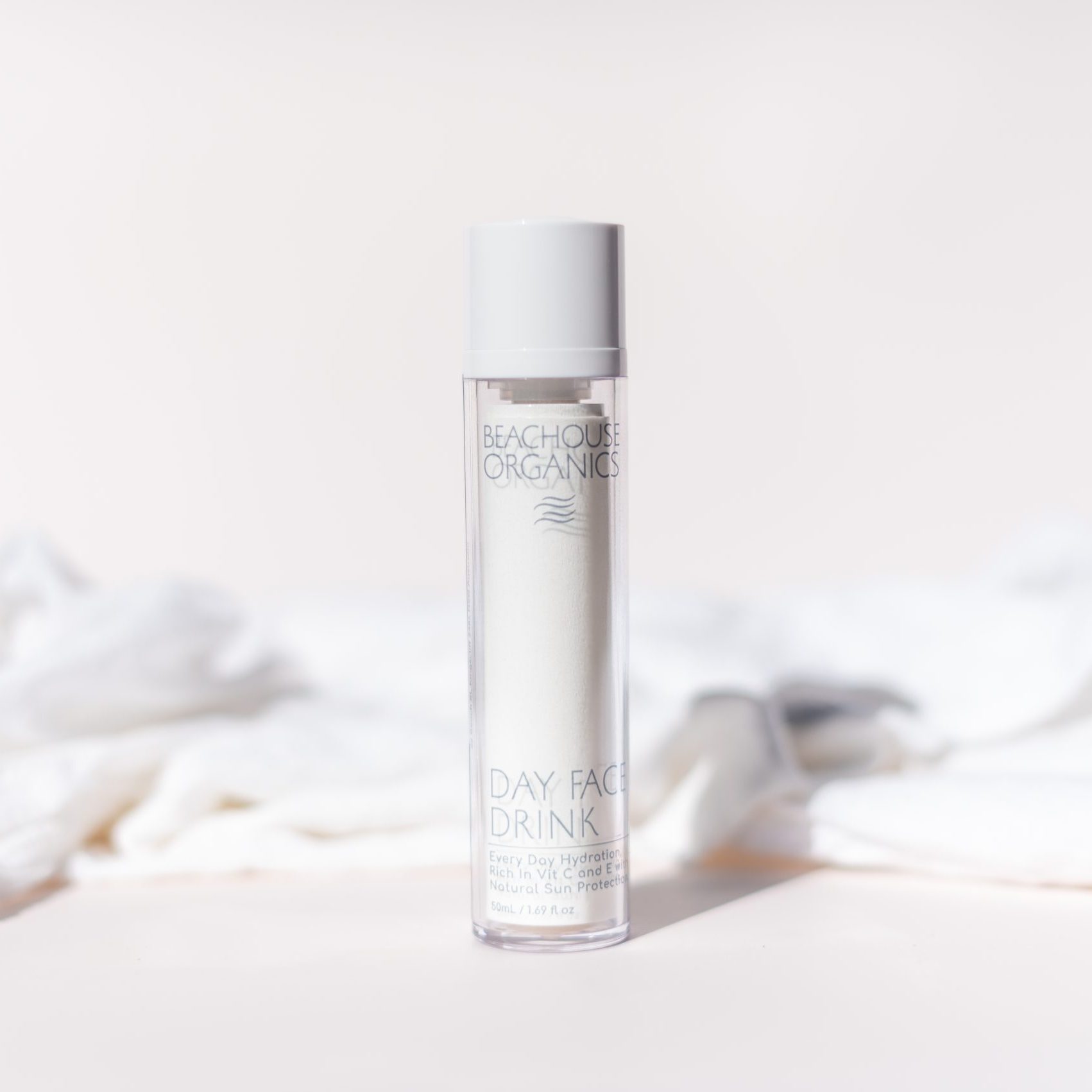 day face drink organic day cream with hyaluronic acid and vitamin E