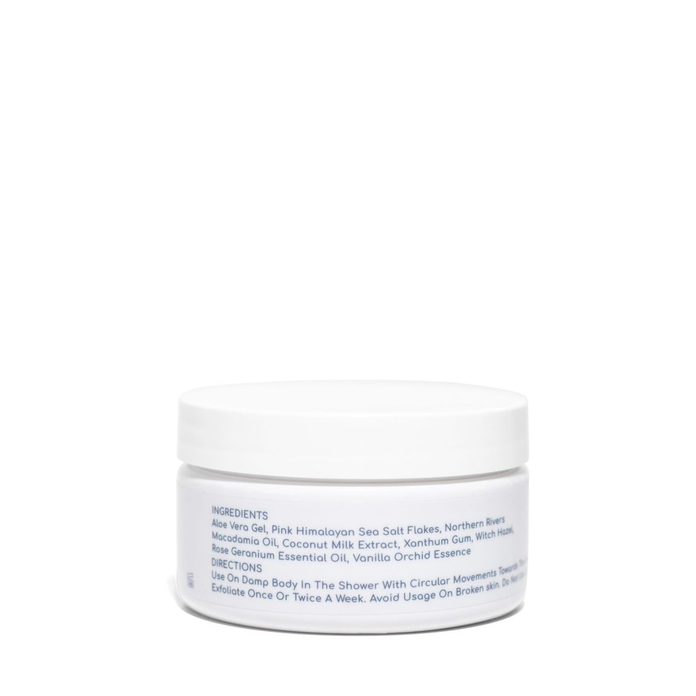 body scrub with pink himalayan sea saltnad northern rivers macadamia oil