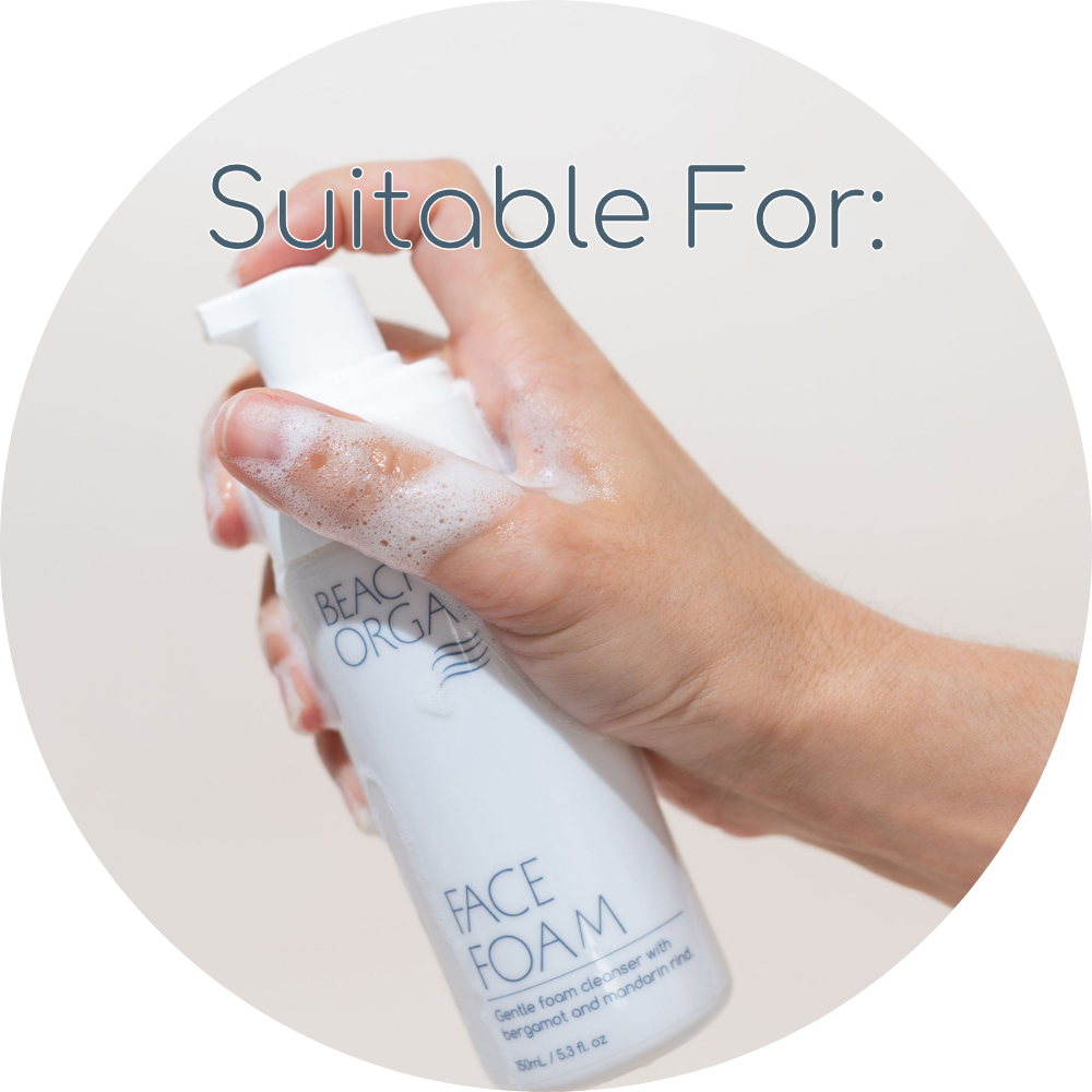 face foam round